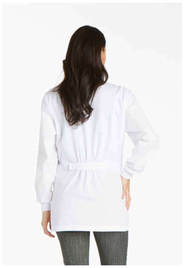 1302 Bata médica femenina White - Imagen 3