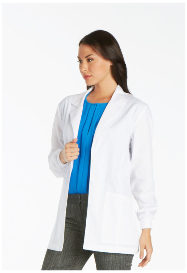 1302 Bata médica femenina White - Imagen 2