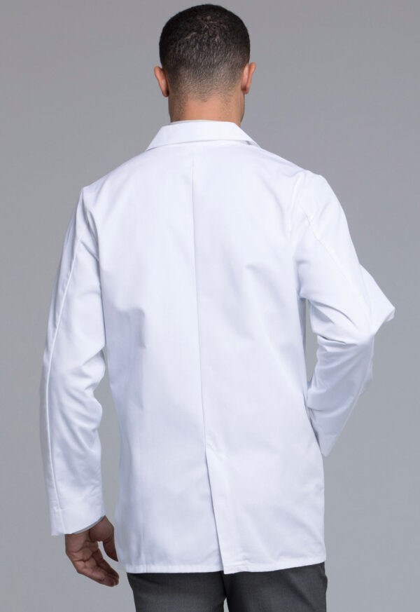 1389 Bata médica masculina White - Imagen 3