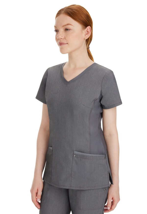 2245 Camiseta femenina Heather Grey - Imagen 6