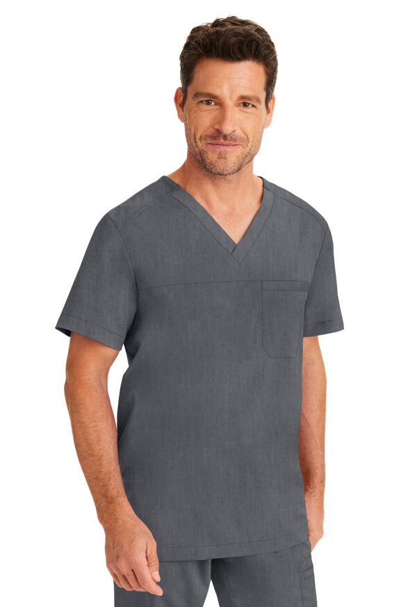 2330 Camiseta masculina Heather Grey - Imagen 3