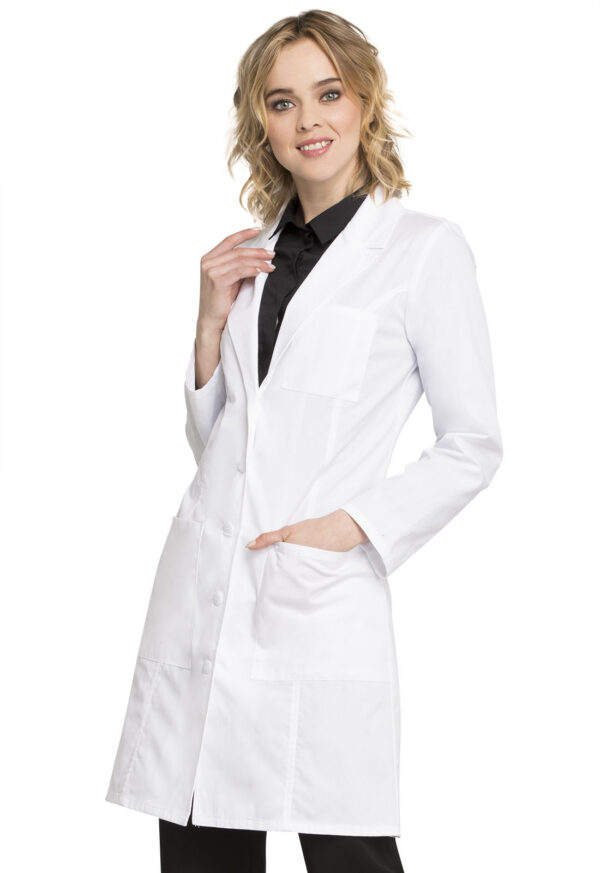 2411 Bata médica femenina White - Imagen 4