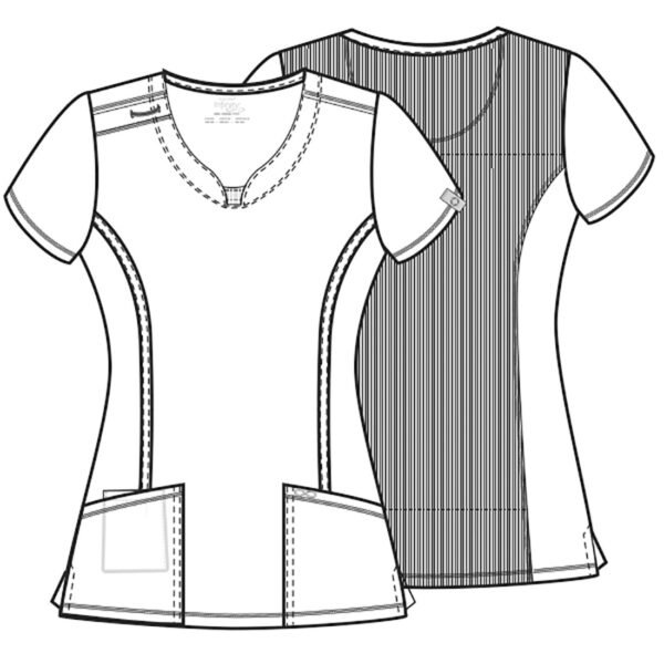 2624A Camiseta femenina Lime Creme - Imagen 3