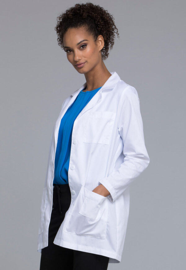 346 Bata médica femenina 32" White - Imagen 3