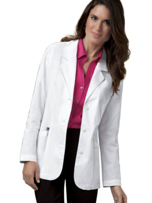 348 Bata médica femenina White