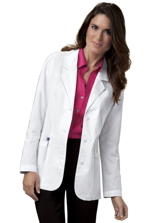 348 Bata médica femenina White