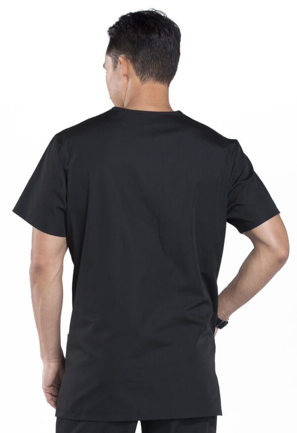 4876 Top cuello V unisex Black - Imagen 5
