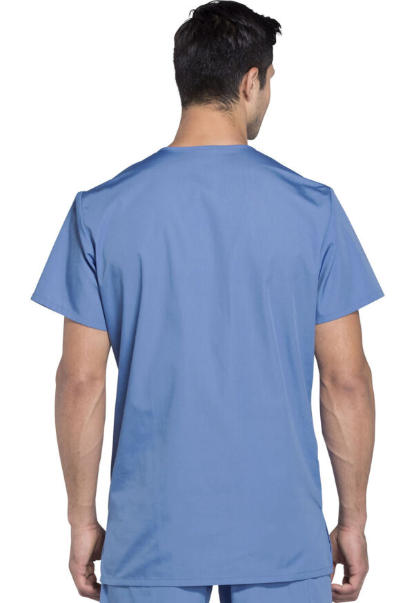 4876 Top cuello V unisex Ciel - Imagen 5
