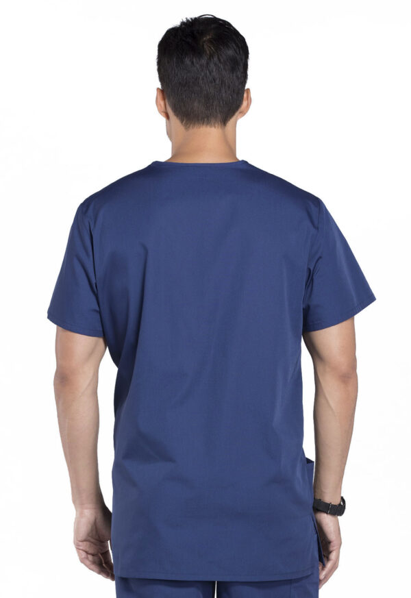 4876 Top cuello V unisex Navy - Imagen 3