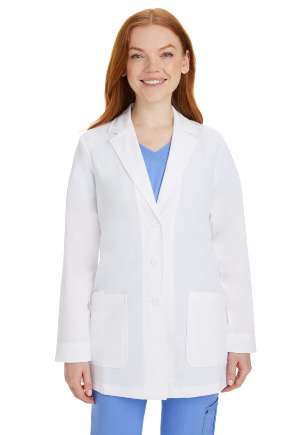 5053 Bata médica femenina White