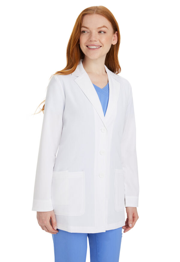 5053 Bata médica femenina White - Imagen 3
