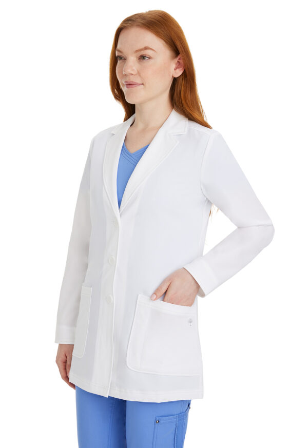 5053 Bata médica femenina White - Imagen 5