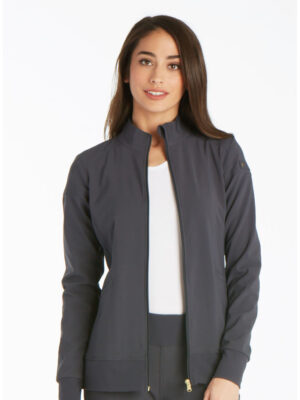 CK303 Chaqueta femen. con cierre Pewter