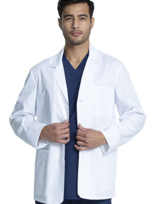 CK401 Bata médica masc. White