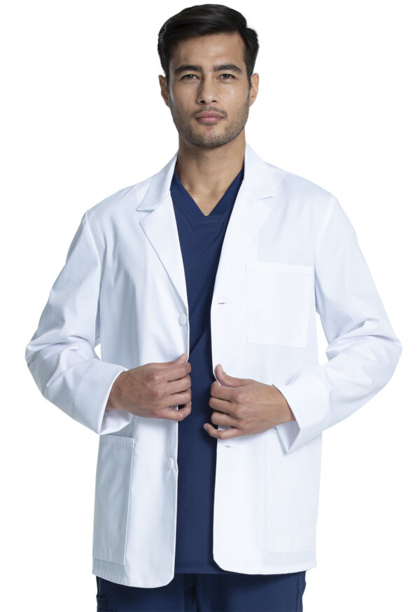 CK401 Bata médica masc. White
