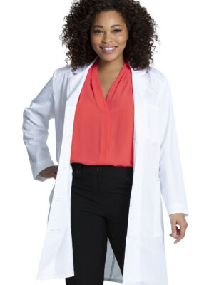 CK421 Bata médica femenina White