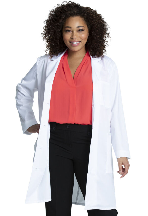 CK421 Bata médica femenina White
