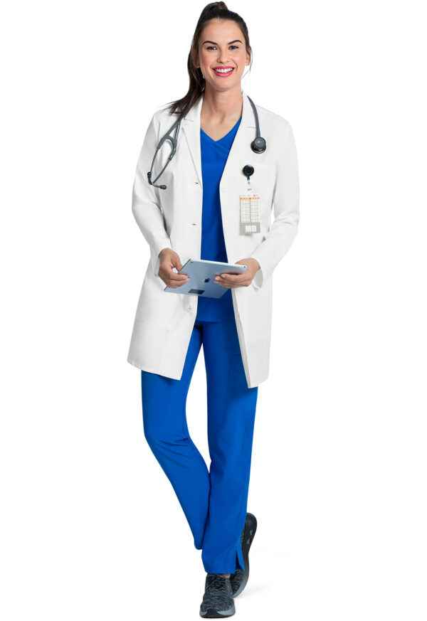 CK452 Bata médica femenina White - Imagen 5