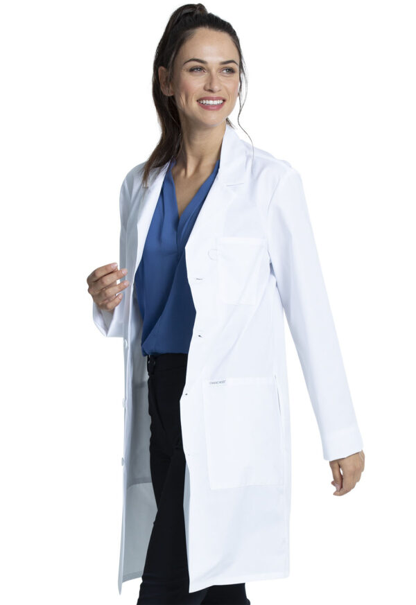 CK460 Bata médica unisex White - Imagen 4
