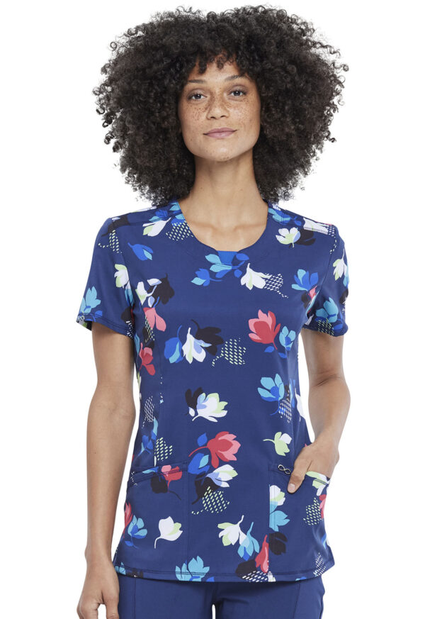 CK609 Top femen. TwoToneTulip