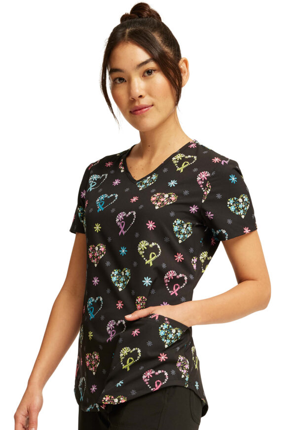 CK637 Top femenino Care Flor-All - Imagen 3