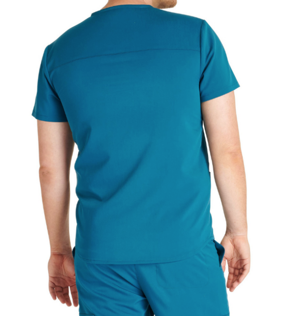 CK719A Top masculino Caribbean Blue - Imagen 2