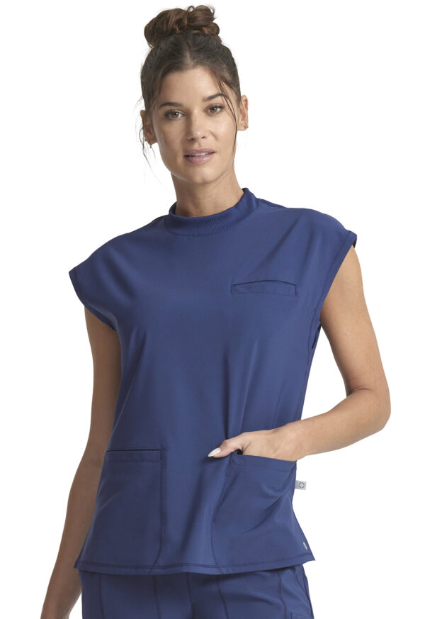 CK742A Top femenino Navy