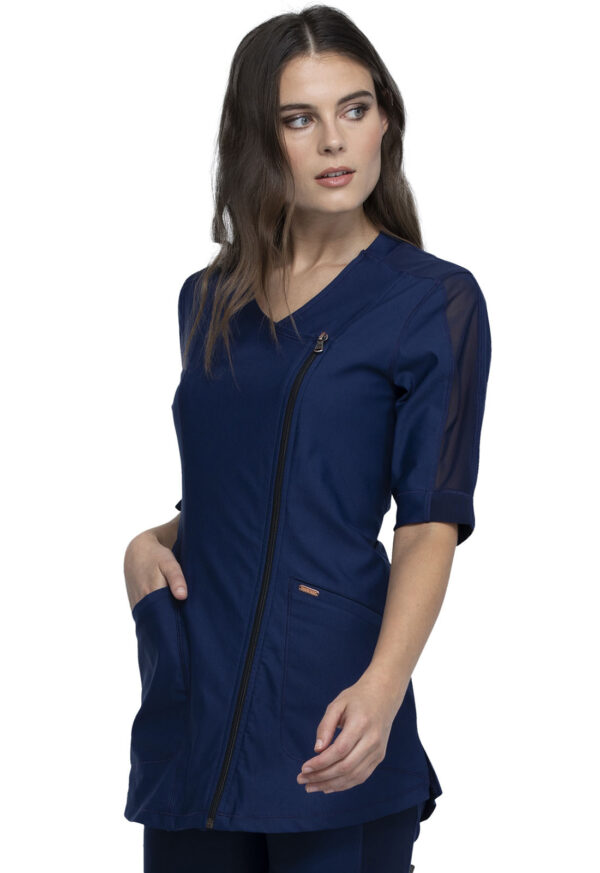 CK842 Top largo, manga 3/4 Navy - Imagen 3