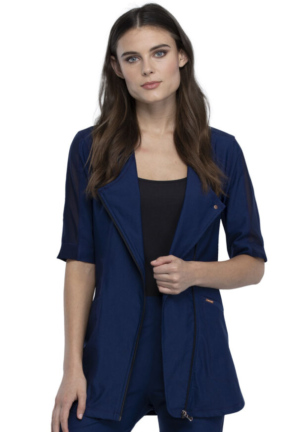 CK842 Top largo, manga 3/4 Navy - Imagen 5
