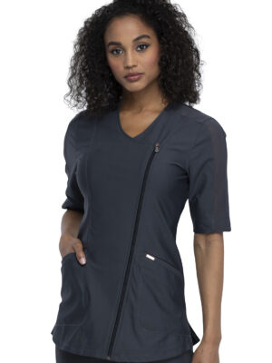CK842 Top largo, manga 3/4 Pewter