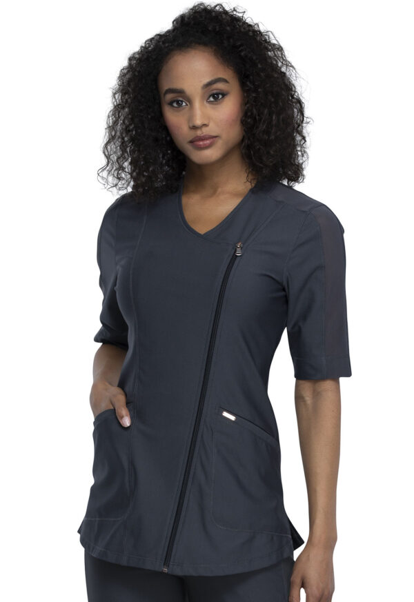 CK842 Top largo, manga 3/4 Pewter