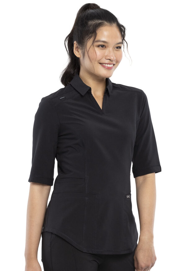 CK872A Camiseta femen. polo Black - Imagen 5