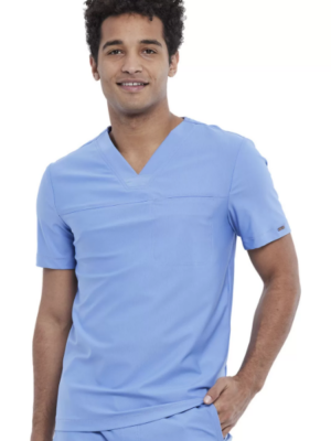 CK885 Top cuello V masc. Ciel