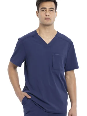 CK887A Top cuello V masc. Navy