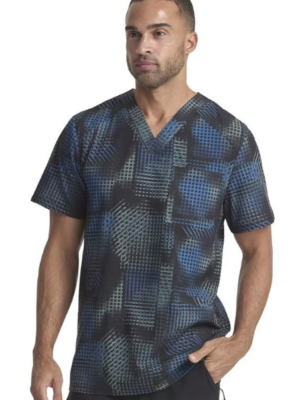 CK920 Top masculino Gradient Grid