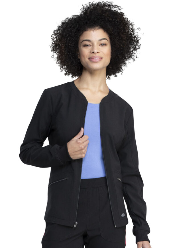 DK311 Chaqueta femen. con cierre Black