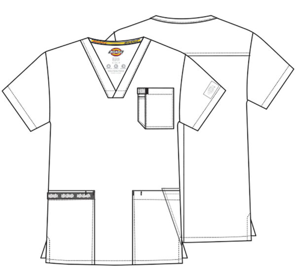 DK645 Camiseta masculina Navy - Imagen 5