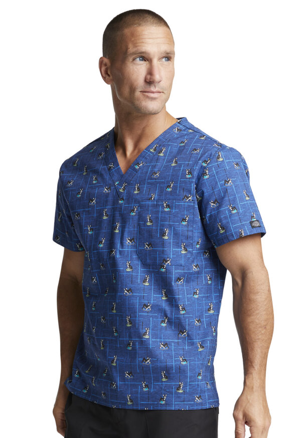 DK725 Top cuello V masc. Doggone Cool - Imagen 2