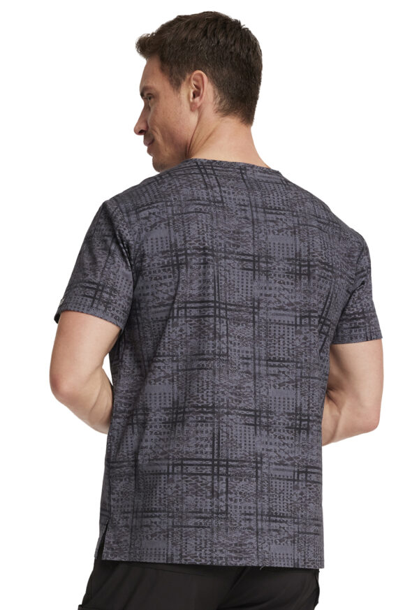 DK725 Top masculino Plaid Distress - Imagen 4