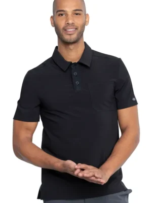 DK925 Camiseta polo masculina Black