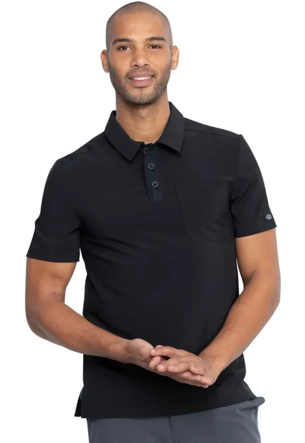 DK925 Camiseta polo masculina Black