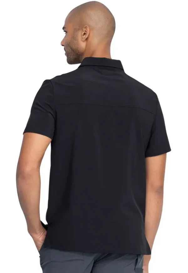DK925 Camiseta polo masculina Black - Imagen 2