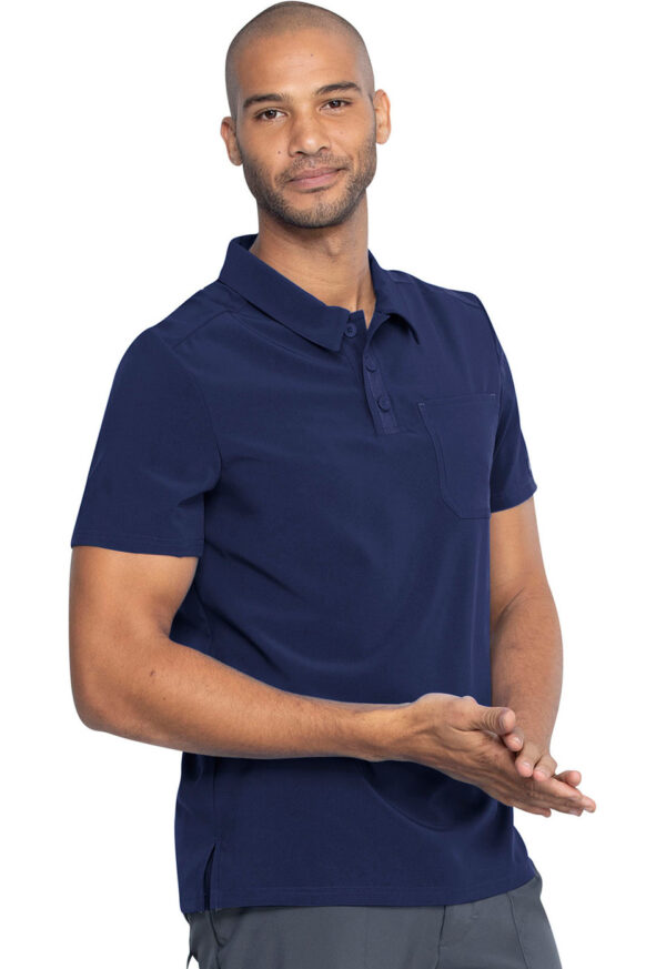 DK925 Camiseta polo masculina Navy