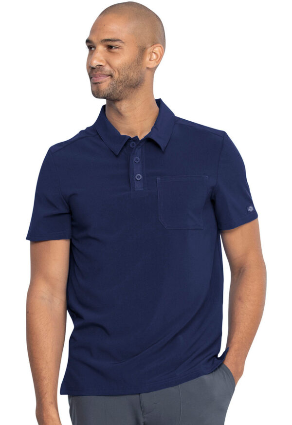 DK925 Camiseta polo masculina Navy - Imagen 4
