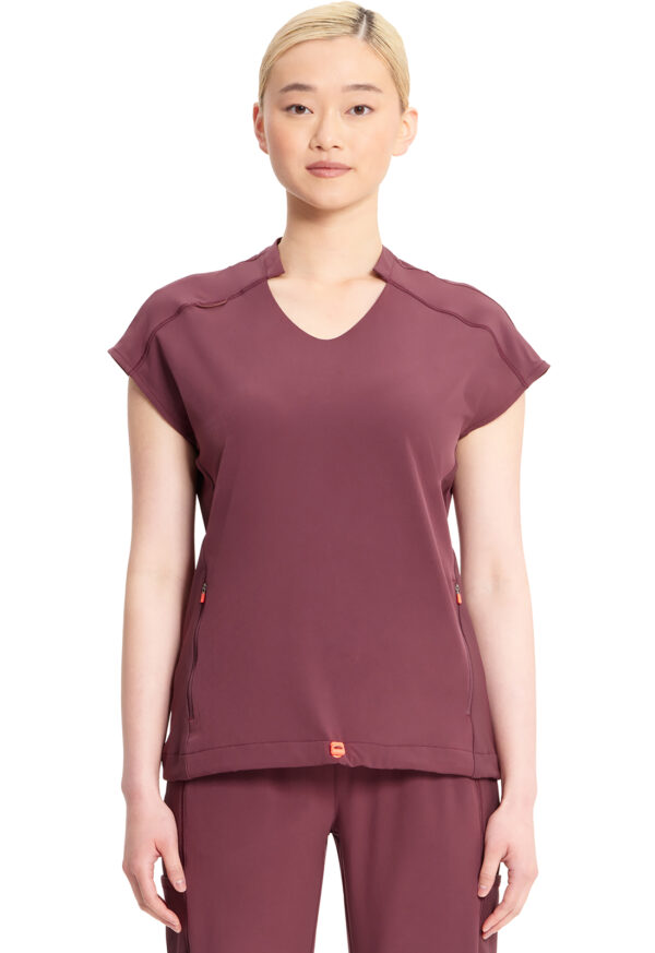 IN617A Top femenino Plum Velvet