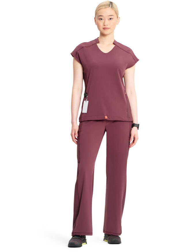 IN617A Top femenino Plum Velvet - Imagen 3