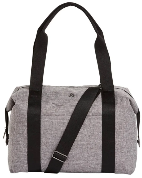 MADISONDUFFEL Bolso  Heather Grey w/ Black Straps