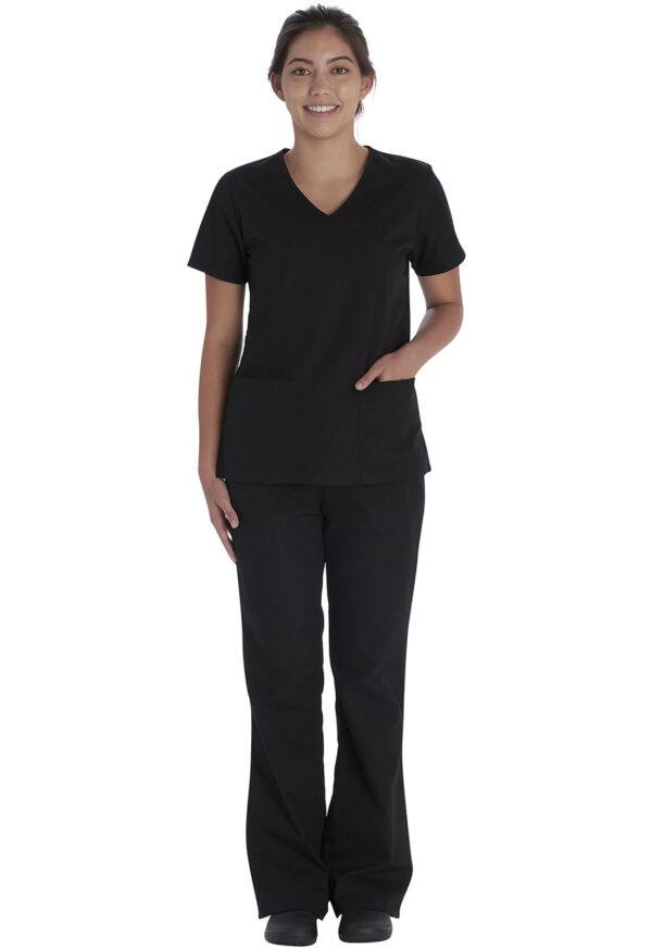 VT514C Conjunto top y pantalón femenino Black