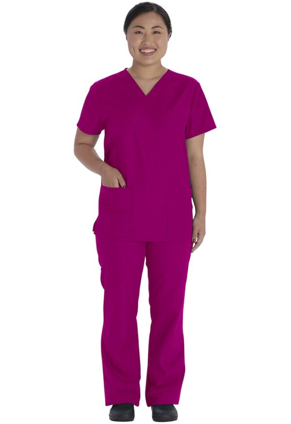 VT526C Conjunto Top y pantalón Raspberry