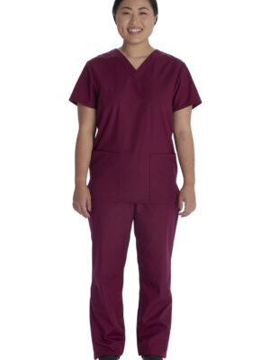 VT526C Conjunto pant. y top Unisex Wine